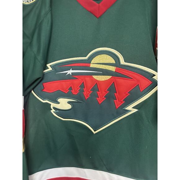 Vintage Minnesota Wild NHL Jersey Large #17 Kuba CCM Green - Picture 3 of 6